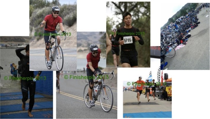 수영하고 자전거타고 달리기하고...너무 재밌더라 