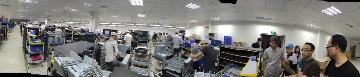 중국 Shenzhen 의 공장모습