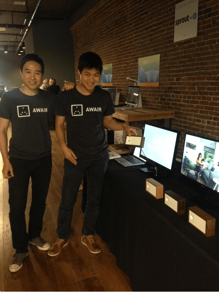 In a Demo Booth at SF Tech  event